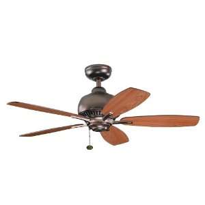 Richland Collection 42 Oil Brushed Bronze Ceiling Fan with Reversible 