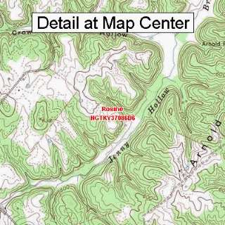   Map   Rosine, Kentucky (Folded/Waterproof)