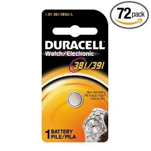  Duracell 381/391 Watch/Electronic Battery, 1.5 Volts (Pack 