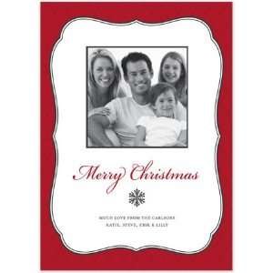   Holiday Photo Cards (Christmas Lattice)