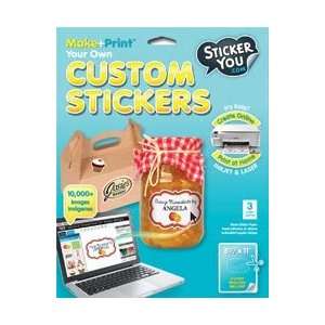 Sticker You Sticker Labels Custom Stickers   8 1/2 X 11  