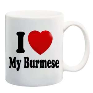   LOVE MY BURMESE Mug Coffee Cup 11 oz ~ Cat Breed 