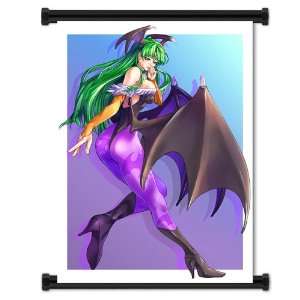  Darkstalkers Nightwarriors Morrigan Game Fabric Wall 