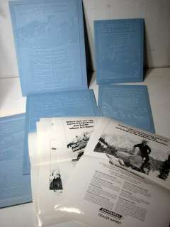 vtg 1970s SNOWMOBILE DEALER Advertising Lot CHAPARRAL Brochure ATV 