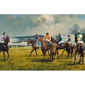 Graham Isom   Sandown Racecourse [Ed 350] Size 23x17 by Graham Isom 