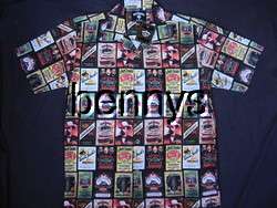 NEW Jack Daniels Collage Club Shirt, Dragonfly, L  
