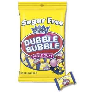 Dubble Bubble   Sugar Free 1 bag (3.25 ozs)  Grocery 