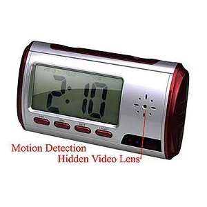   Alarm Clock in Color HD (Silver / Red) (4.5H x 2.5W x 1.5D) Home