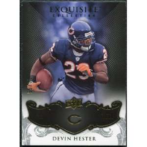   Deck Exquisite Collection #19 Devin Hester /75 Sports Collectibles