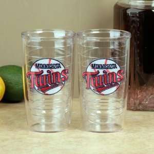  Minnesota Twins Set of TWO 16 oz. Tervis Tumblers Kitchen 
