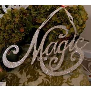  Wendy Addison Glass Glitter Magic Hanging Door or Wall 