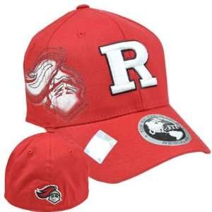 NCAA Rutgers Scarlet Knigths Hat Cap Flex Fit Stretch Top of the World 