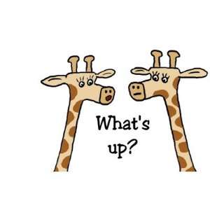  Whats up? Giraffe mug