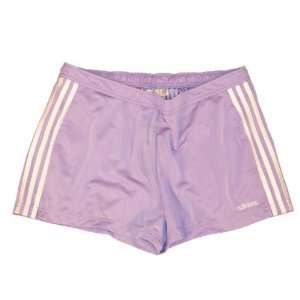  Adidas 3SA Dazz Shorts in Lilac/White size XLarge Sports 