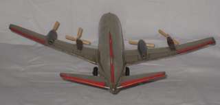 VINTAGE LINEMAR AMERICAN AIRLINES AIRPLANE N6100A BATTERY OPERATED TIN 