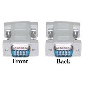 DB9 Male / DB9 Male, Molded type. Computer Adaptors, Computer Adaptors
