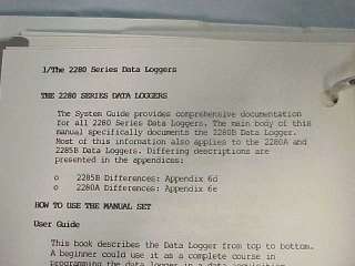 Fluke 2280B Data Logger System Guide Manual  