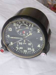 ACH 1 Russian Soviet MIG 29 Chronograph aircraft clock  