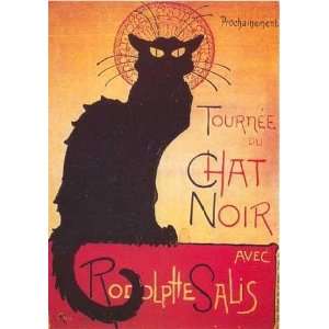  Tournee Du Chat Noir by Theophile Alexa Steinlen. Size 19 