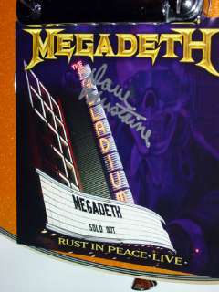 Dave Mustaine Autographed Signed Megadeth Guitar UACC RD COA  