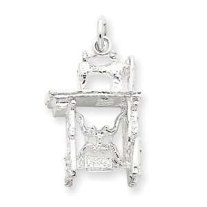  Sterling Silver Sewing Machine Charm Jewelry
