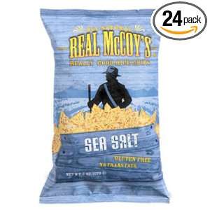 Real McCoys Rice Chips Sea Salt Gluten Free, 1.5 Ounce (Pack of 24)
