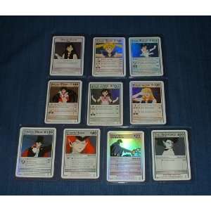 SAILOR MOON CCG CARD GAME RARE FOIL SET  10 CARDS, #151 THRU #160