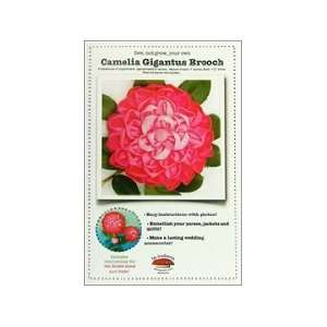  La Todera Camelia Gigantus Brooch Ptrn Arts, Crafts 