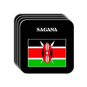  Kenya   SAGANA Set of 4 Mini Mousepad Coasters 