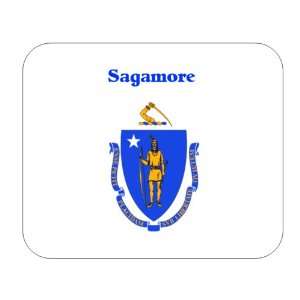  US State Flag   Sagamore, Massachusetts (MA) Mouse Pad 