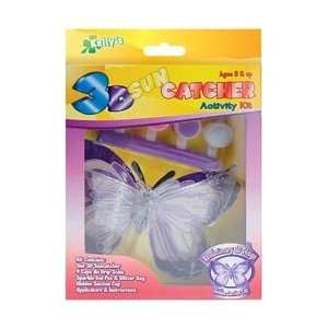 The New Image Group 3 D Suncatcher Activity Kits Butterfly 3DSK1 68897 