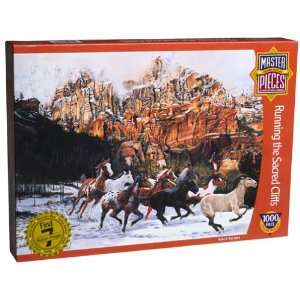    Running the Sacred Cliff Jigsaw Puzzle 1000pc Toys & Games