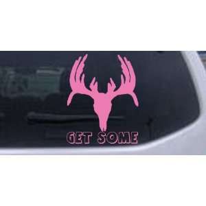 Get Some Deer Skull Hunting And Fishing Car Window Wall Laptop Decal 