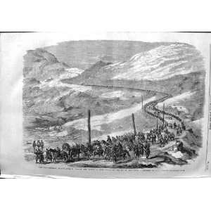  1859 WAR GENERAL VINOY DEFILE MONT CENIS SOLDIERS