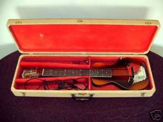 vintage 40s Geib Electric Lap Steel Slide Guitar Case Gibson/National 