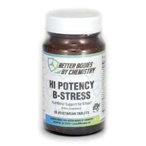   Bodies By Chemistry Hi Potency B Stress Vegetarian Tablets, 30 Count
