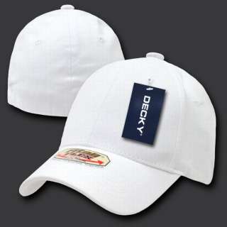 WHITE FIT ALL FLEX BASEBALL CAP HAT CAPS HATS LARGE/XL  