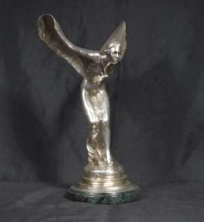 Charles Skyes Rolls Royce Car Flying Lady Figurine  