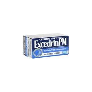  Excedrin Pm Tablets Aspirin Free, 100 tablets (Pack of 3 