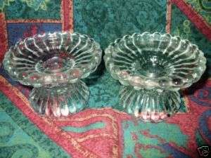 PARTYLITE Quilted crystal pillar holder, pair  