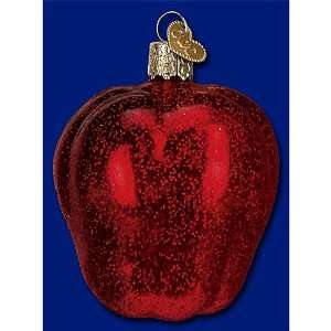  Old World Christmas Ornament Red Delicious Apple 