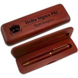 Delta Sigma Phi Wooden Pen Set