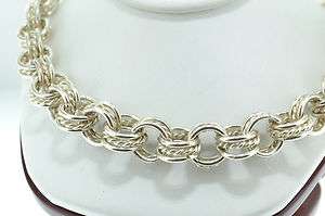 20 ROLO LINK Chain Necklace 925   77.7 grams Toggle Clasp STERLING 