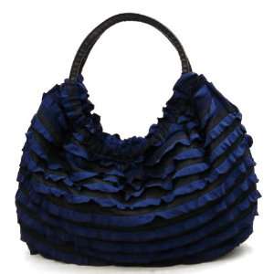  Ruffled Stripe Handbag 