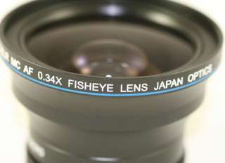 Professional High Definition 0.34X Super FishEye Lens with macro