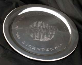 Vintage FB ROGERS Silver Plate 1976 Bicentennial Dish  