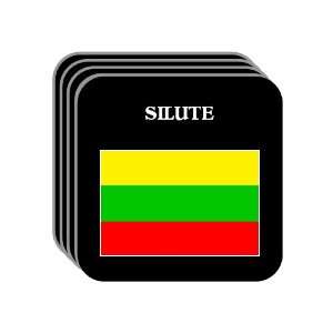  Lithuania   SILUTE Set of 4 Mini Mousepad Coasters 