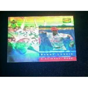  1995 Dennys Barry Larkin Holographic Card Mint Sports 