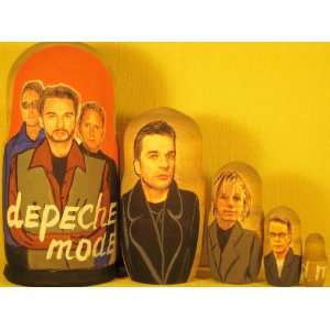  Depeche Mode Russian Nesting Doll Hand Made 5 Pcs / 6   7 