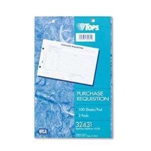  Purchase Requisition Pad   5 1/2 x 8 1/2, Two 100 Sheet 